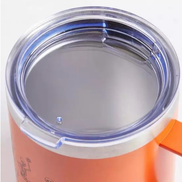 TORRID Let’s Get Spooky Mug Tumbler with Lid Orange Black 12 oz NWT *Please read - Picture 4 of 7
